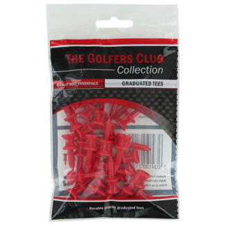 Brand Fusion Graduated 12mm Golf Tees Red (35 Pack)