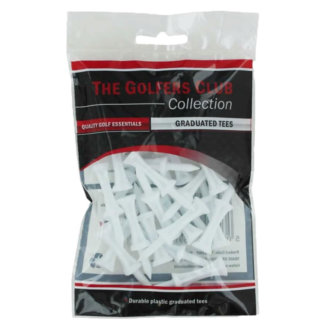 Brand Fusion Graduated 31mm Golf Tees White (25 Pack)
