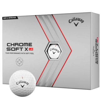 Callaway 2023 Chrome Soft X LS Golf Balls White