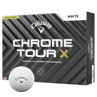 Callaway Chrome Tour X Golf Balls White