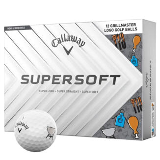 Callaway Supersoft Father's Day Grill Master Golf Balls White