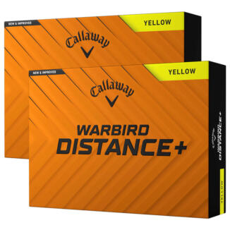 Callaway Warbird Distance+ Golf Balls (Double Dozen) Yellow