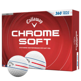 Callaway Chrome Soft 360 Triple Track Golf Balls White