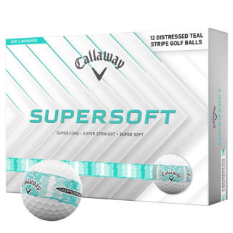 Callaway Supersoft Distressed Golf Balls White/Teal