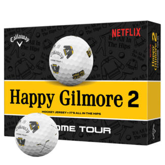 Callaway Chrome Tour Happy Gilmore 2 It's All In The Hips Golf Balls White