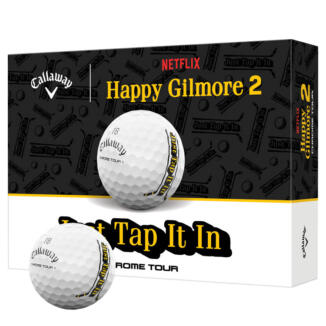 Callaway Chrome Tour Happy Gilmore 2 Just Tap It In Golf Balls White