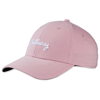Callaway Ladies Stitch Magnet Golf Cap Mauve/White