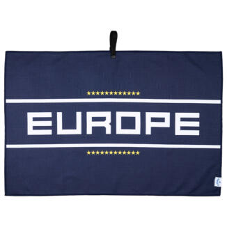 Callaway Team Europe Golf Towel Navy/White/Gold
