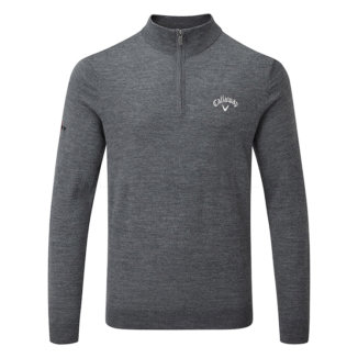 Callaway Blended Merino 1/4 Zip Golf Sweater Steel Heather CGGF80M1-038