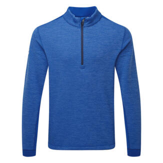 Callaway Hex 1/4 Zip Golf Sweater Galaxy Blue Heather CGKFD040-448