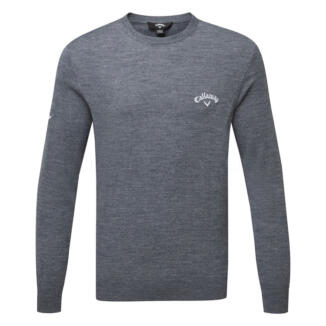 Callaway Crew Neck Merino Mix Golf Sweater Steel Heather CGGFF0T9-038