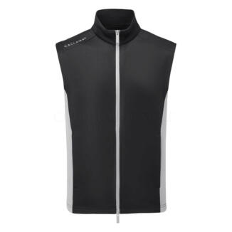 Callaway High Gauge Full Zip Golf Vest Caviar CGVSG0B4-002