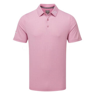 Callaway Odyssey Print Golf Polo Shirt Rose Bouquet CGKSF0B3-658