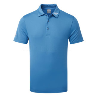Callaway Texture Solid Tour Golf Polo Shirt Vallarta Blue CGKSD0T2-428