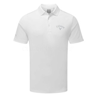 Callaway Tournament Golf Polo Shirt Bright White CGKFB0W3-100