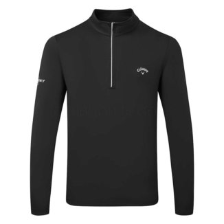 Callaway Solid Tour 1/4 Zip Golf Sweater Caviar CGKSE0X4-002