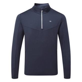 Calvin Klein Traverse 1/2 Zip Golf Sweater Navy C9778