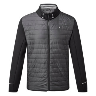 Calvin Klein Wrangell Thermal Hybrid Golf Wind Jacket Black