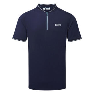Calvin Klein Denton Blade Golf Polo Shirt Navy CKMS25944