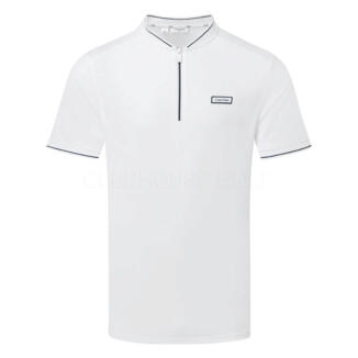 Calvin Klein Denton Blade Golf Polo Shirt White CKMS25944