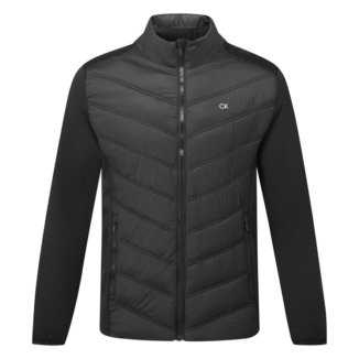 Calvin Klein Frontera Hybrid Golf Wind Jacket Black C9832