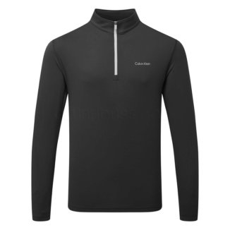Calvin Klein Newport 1/2 Zip Golf Sweater Black