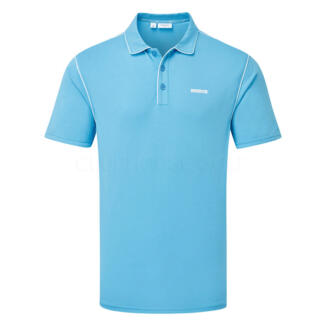 Calvin Klein San Marcos Golf Polo Shirt Aquairus CKMS25933