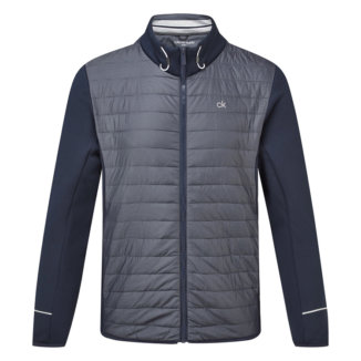 Calvin Klein Wrangell Thermal Hybrid Golf Wind Jacket Navy