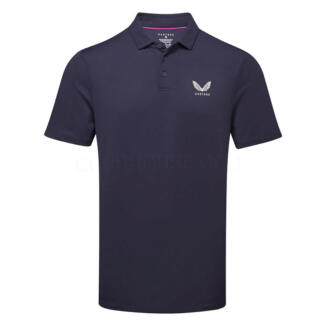 Castore Essential Golf Polo Shirt Navy/Alloy MLM00046CAS-E014