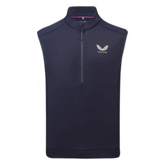 Castore Flex 1/2 Zip Golf Sleeveless Sweater Navy/Alloy MLM00040CAS-E014