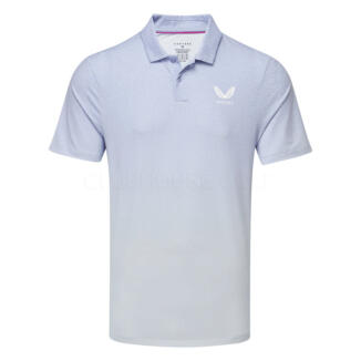 Castore Map Printed Golf Polo Shirt Languid Lavender/White MLM00067CAS-051