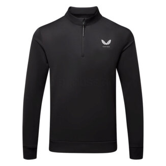 Castore Classic 1/4 Zip Golf Sweater Black GMC40686-001