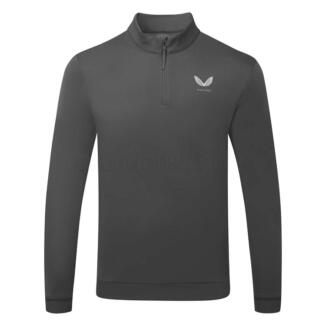 Castore Classic 1/4 Zip Golf Sweater Gunmetal/Mid Grey GMC40686-118