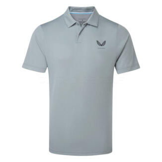 Castore Pinnacle Engineered Knit 2 Golf Polo Shirt Mid Grey/Gunmetal GMC30693-128