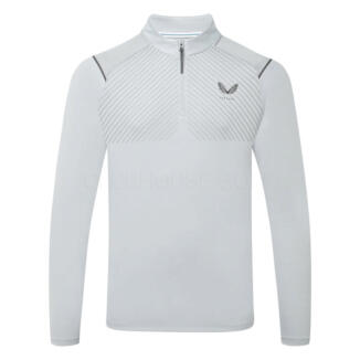 Castore Pinnacle 1/4 Zip Golf Sweater Mid Grey/Gunmetal GME40990-128