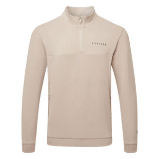 Castore Scuba 1/4 Zip Golf Sweater Mushroom/Gunmetal CMD40920-148