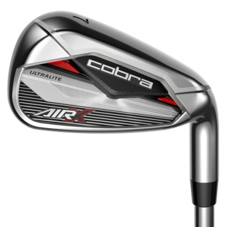 Cobra AIR-X Golf Irons Steel Shafts Black/Red