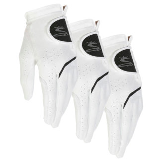 Cobra Pur Tech 3 For 2 Golf Glove White (Right Handed Golfer)