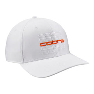 Cobra Repeat Golf Cap White Glow/Rickie Orange 909747-03