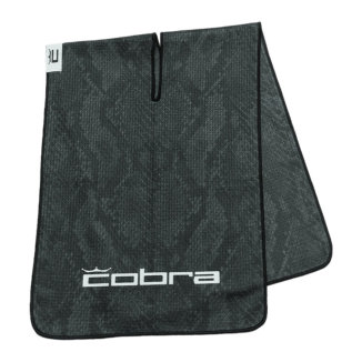 Cobra Snakeskin Golf Towel Black Snakeskin 909698