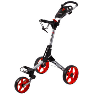 Cube Cart 3.0 3 Wheel Golf Trolley Silver/Red