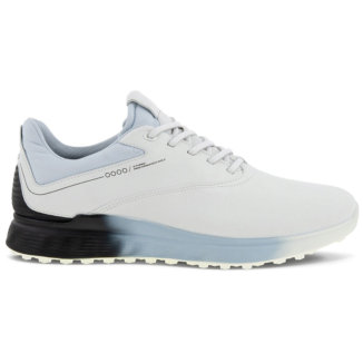 Ecco S-Three Gore-Tex Golf Shoes White/Black/Air 102944-60613