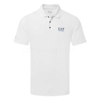 Emporio Armani Pro Colourblock Golf Polo Shirt White 7M000168-U0002