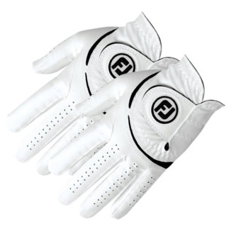 FootJoy Weathersof Golf Glove (2 Pack) White (Right Handed Golfer)