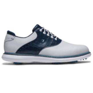 FootJoy FJ Traditions 57981 Golf Shoes White/Navy/Blue