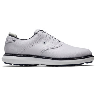 FootJoy FJ Traditions Spikeless 57927 Golf Shoes White/Navy