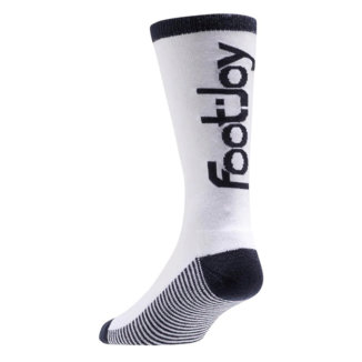 FootJoy Heritage Mens Crew Golf Socks White/Navy 15038H