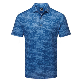 FootJoy Cloud Camo Lisle Golf Polo Shirt Twlight 80005
