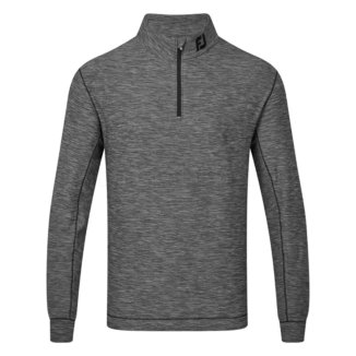 FootJoy Space Dye Chill-Out 1/4 Zip Golf Pullover Black 80147