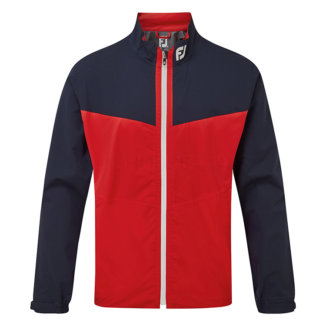 FootJoy HydroLite Waterproof Golf Jacket Navy/Bright Red/White 87978